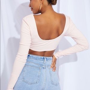 Long Sleeve Crop Top
